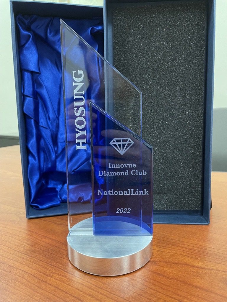 NationalLink inducted into Hyosung Diamond Club